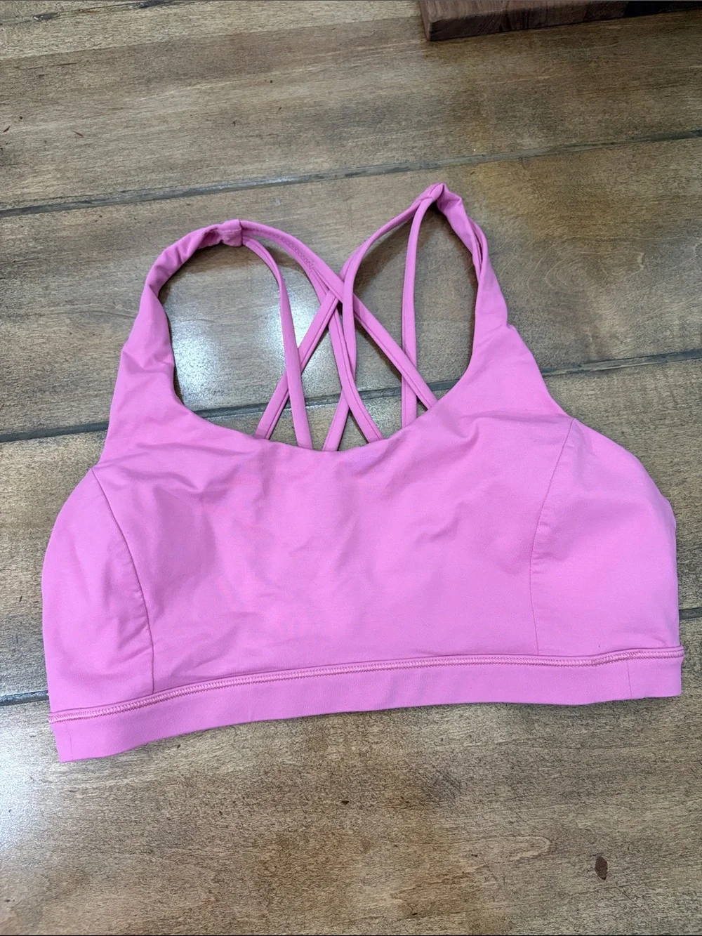 Lululemon free to be serene sports bra pink blossom size 8